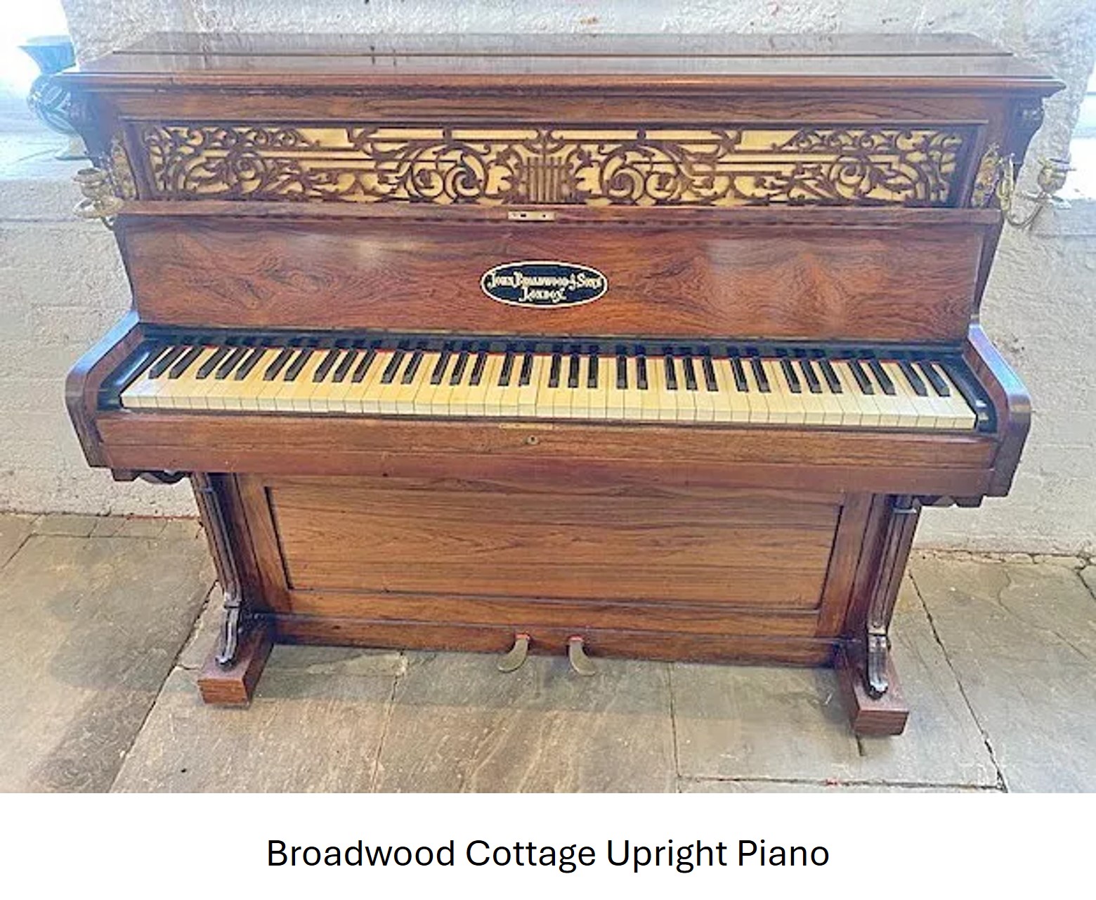 John Broadwood Cottage Upright Piano